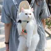 "Travel in Style with Your Pet: Cat Bag Ensures Comfort and Convenience!"